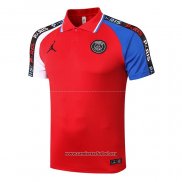 Camiseta Polo del Paris Saint-Germain 2020/2021 Rojo