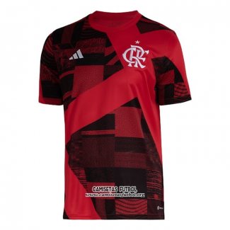 Camiseta Pre Partido del Flamengo 2023 Rojo