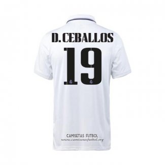 Camiseta Real Madrid Jugador D.Ceballos Primera 2022/2023