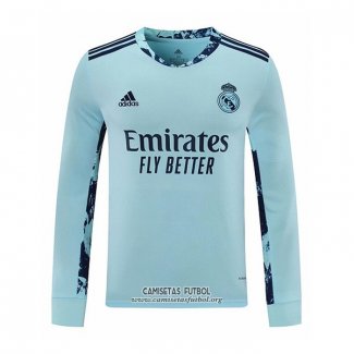 Camiseta Real Madrid Portero Primera Manga Larga 2020/2021