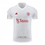 Camiseta de Entrenamiento Manchester United 2023/2024 Blanco