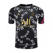 Camiseta de Entrenamiento Paris Saint-Germain Jordan 2020/2021 Negro