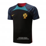 Camiseta de Entrenamiento Portugal 2022/2023 Negro