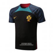 Camiseta de Entrenamiento Portugal 2022/2023 Negro