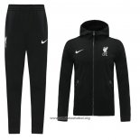 Chandal con Capucha del Liverpool 2020/2021 Negro