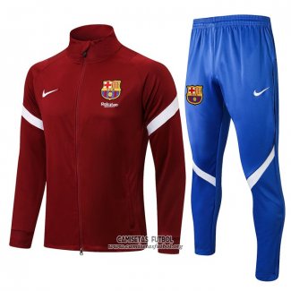 Chandal de Chaqueta del Barcelona 2021/2022 Rojo