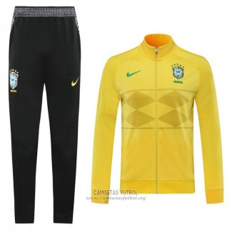 Chandal de Chaqueta del Brasil 2020 Amarillo