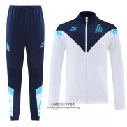 Chandal de Chaqueta del Olympique Marsella 2022/2023 Blanco