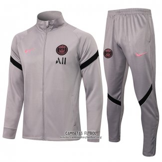 Chandal de Chaqueta del Paris Saint-Germain 2021/2022 Gris