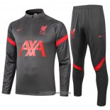 Chandal de Sudadera del Liverpool 2020/2021 Gris