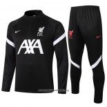 Chandal de Sudadera del Liverpool 2020/2021 Negro