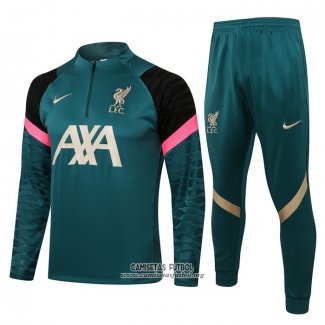 Chandal de Sudadera del Liverpool 2021/2022 Verde