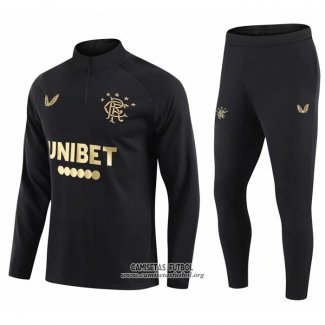 Chandal de Sudadera del Rangers 2021/2022 Negro