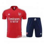 Chandal del Arsenal Manga Corta 2022/2023 Rojo - Pantalon Corto