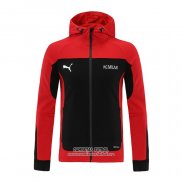 Chaqueta con Capucha del AC Milan 2021 Rojo