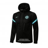 Chaqueta con Capucha del Inter Milan 2021/2022 Negro