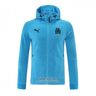 Chaqueta con Capucha del Olympique Marsella 2021/2022 Azul