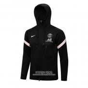 Chaqueta con Capucha del Paris Saint-Germain 2021/2022 Negro