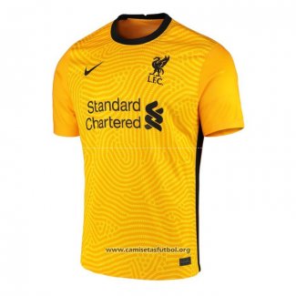 Tailandia Camiseta Liverpool Portero 2020/2021 Amarillo