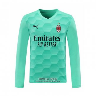 Camiseta AC Milan Portero Primera Manga Larga 2020/2021