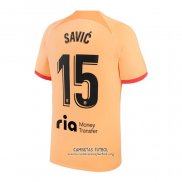 Camiseta Atletico Madrid Jugador Savic Tercera 2022/2023