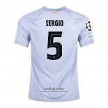 Camiseta Barcelona Jugador Sergio Tercera 2022/2023