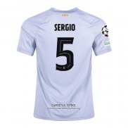 Camiseta Barcelona Jugador Sergio Tercera 2022/2023