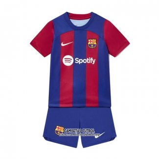 Tailandia Camiseta Barcelona Primera Nino 2023/2024