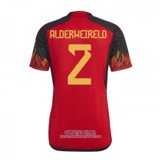 Camiseta Belgica Jugador Alderweireld Primera 2022