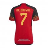 Camiseta Belgica Jugador De Bruyne Primera 2022