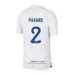 Camiseta Francia Jugador Pavard Segunda 2022