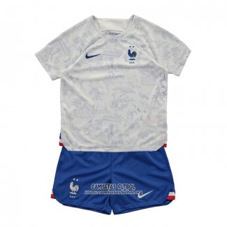 Camiseta Francia Segunda Nino 2022