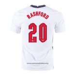 Camiseta Inglaterra Jugador Rashford Primera 2020/2021
