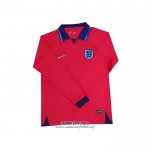 Camiseta Inglaterra Segunda Manga Larga 2022