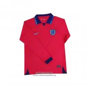 Camiseta Inglaterra Segunda Manga Larga 2022