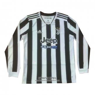 Camiseta Juventus Primera Manga Larga 2021/2022