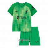 Camiseta Liverpool Portero Nino 2021/2022 Verde