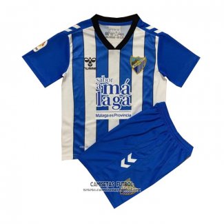 Camiseta Malaga Primera Nino 2022/2023