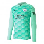 Camiseta Manchester City Portero Segunda Manga Larga 2020/2021
