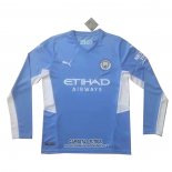 Camiseta Manchester City Primera Manga Larga 2021/2022