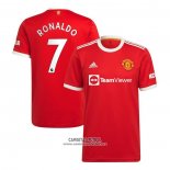 Camiseta Manchester United Jugador Ronaldo Primera 2021/2022