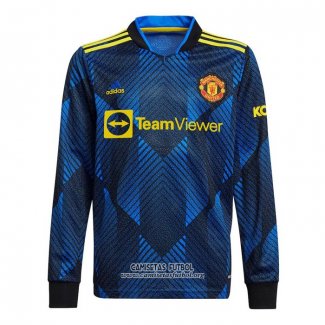 Camiseta Manchester United Tercera Manga Larga 2021/2022