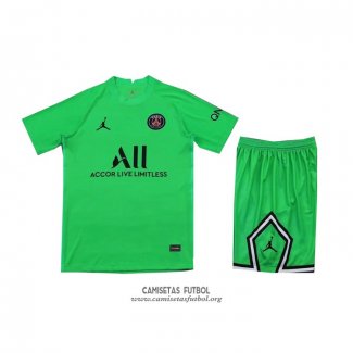 Camiseta Paris Saint-Germain Portero Nino 2021/2022 Verde