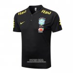 Camiseta Polo del Brasil 2022/2023 Negro