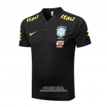 Camiseta Polo del Brasil 2022/2023 Negro