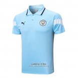 Camiseta Polo del Manchester City 2022/2023 Azul