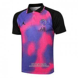 Camiseta Polo del Paris Saint-Germain 2021/2022 Purpura