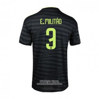 Camiseta Real Madrid Jugador E.Militao Tercera 2022/2023