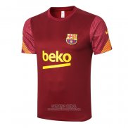 Camiseta de Entrenamiento Barcelona 2020/2021 Rojo