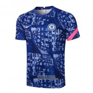 Camiseta de Entrenamiento Chelsea 2021/2022 Azul